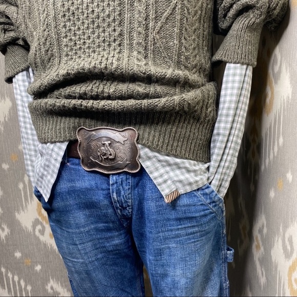 Ralph Lauren polo cableknit sweater large - Picture 9 of 16